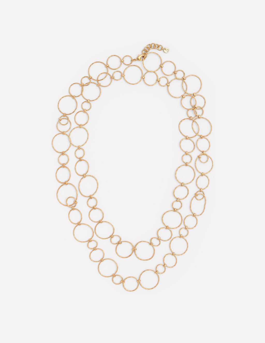 Collier long chaîne délicate – Doré