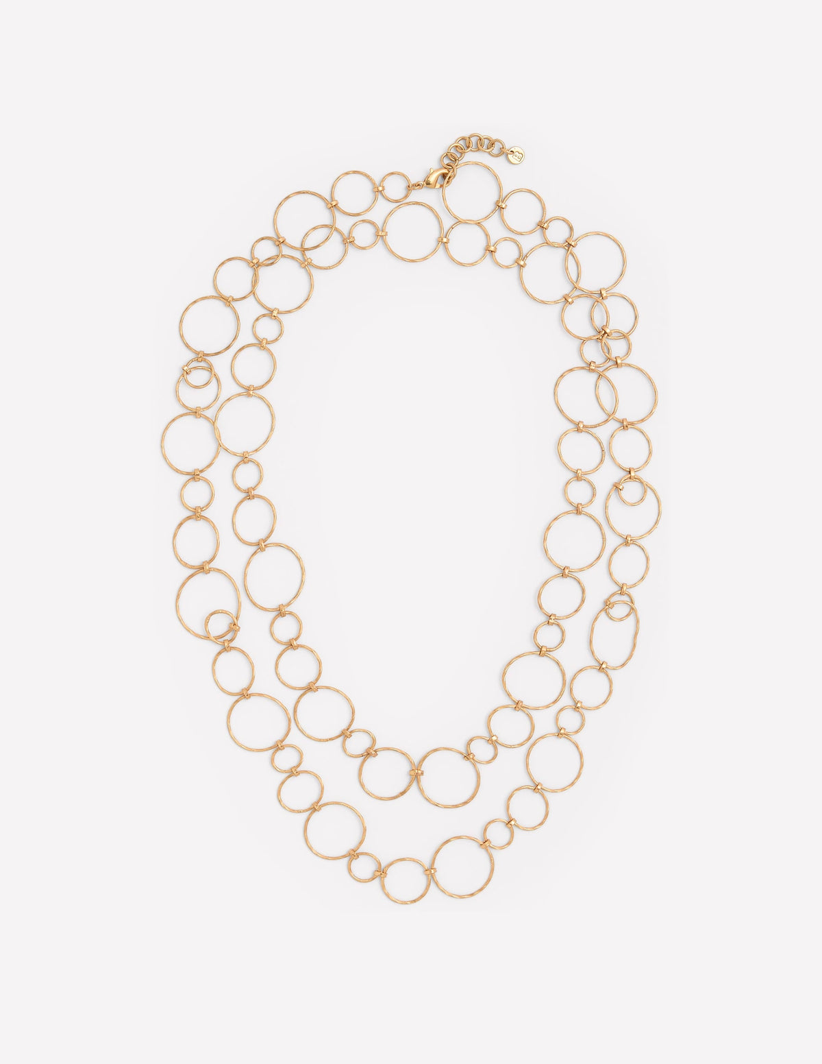 Collier long chaîne délicate – Doré