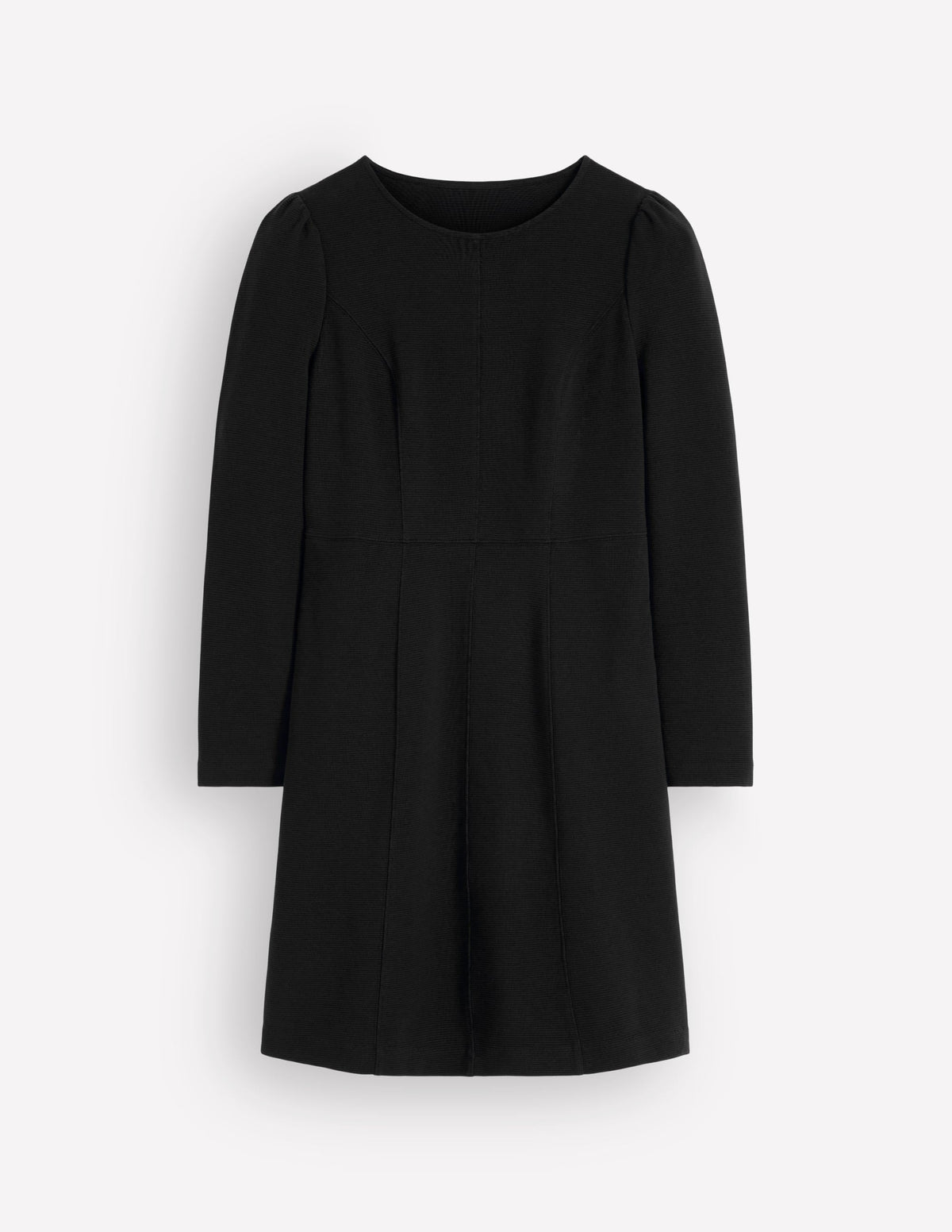 Robe ottomane à coutures apparentes — Noir