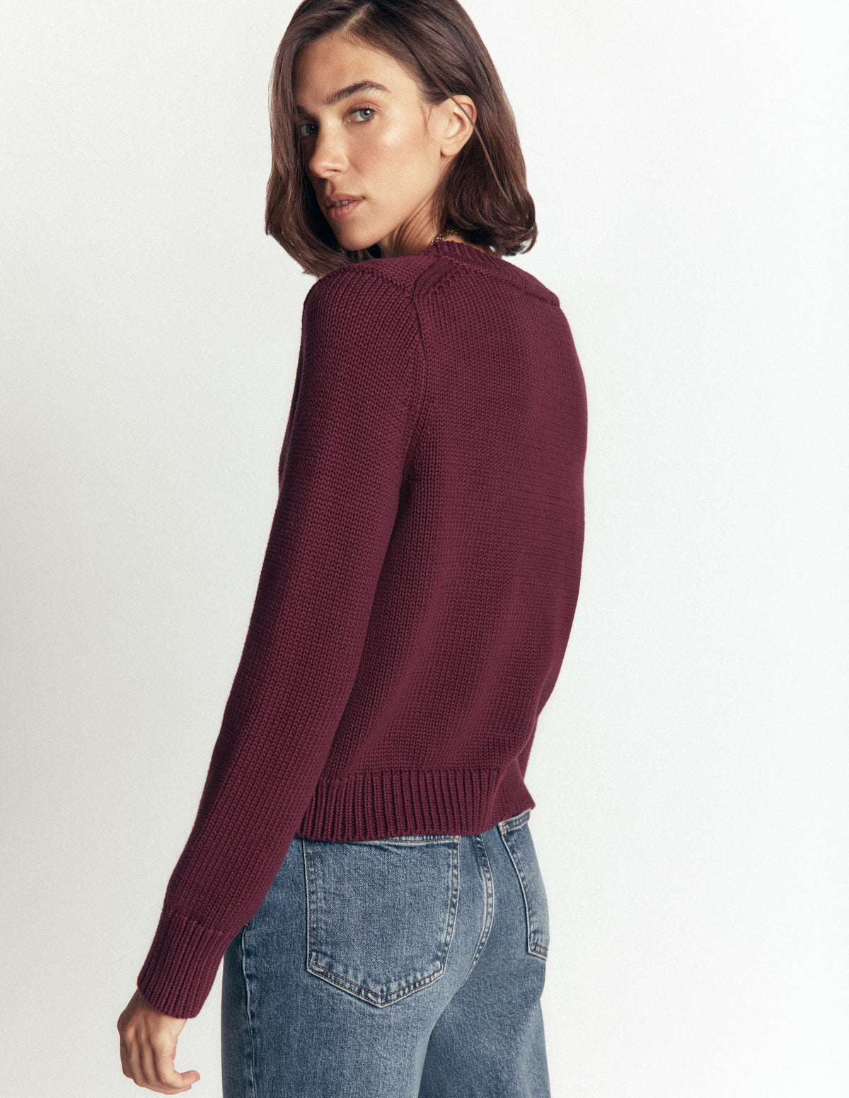 Gilet en coton épais – Bannière marron