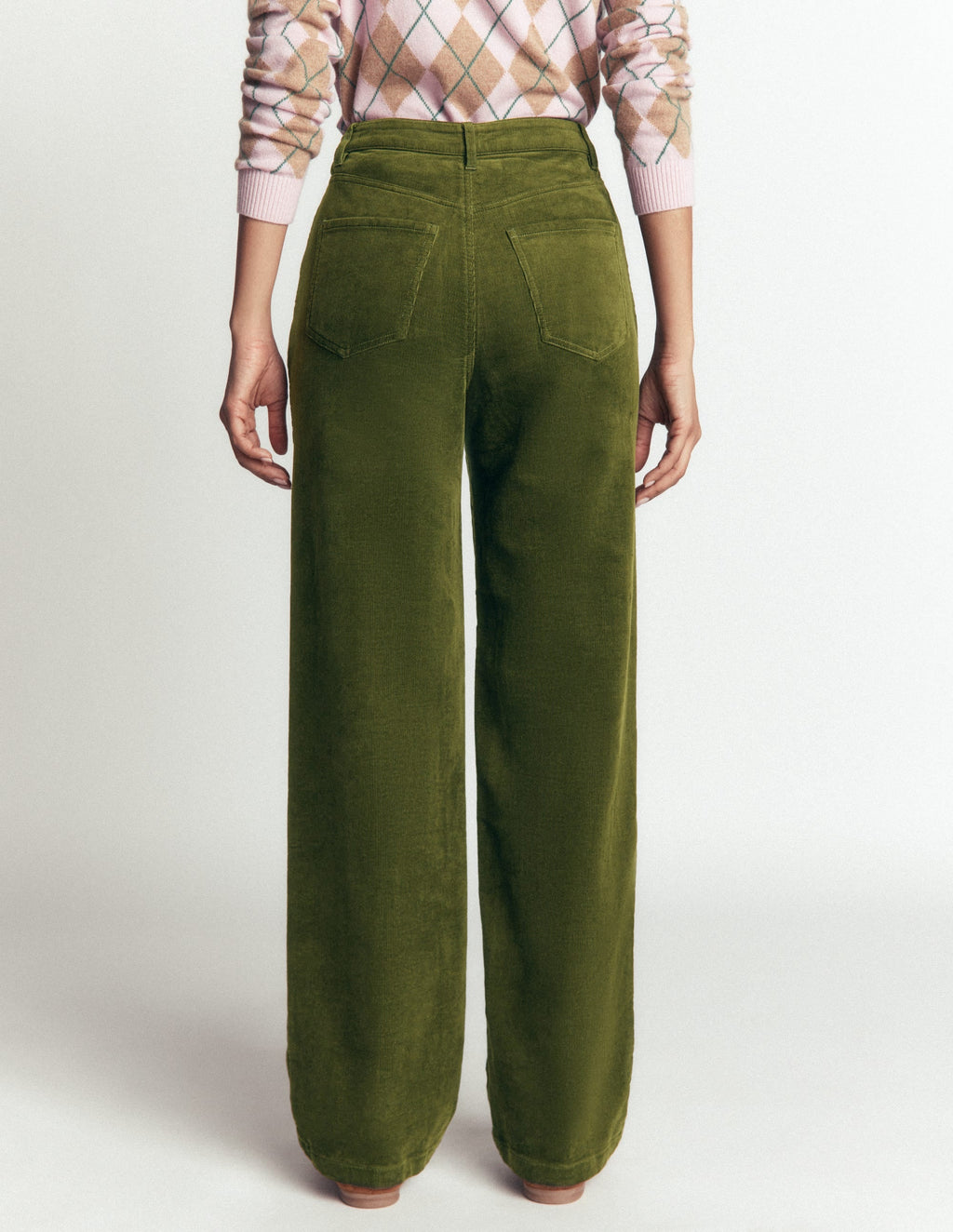Jean colonne taille haute-Ciboulette