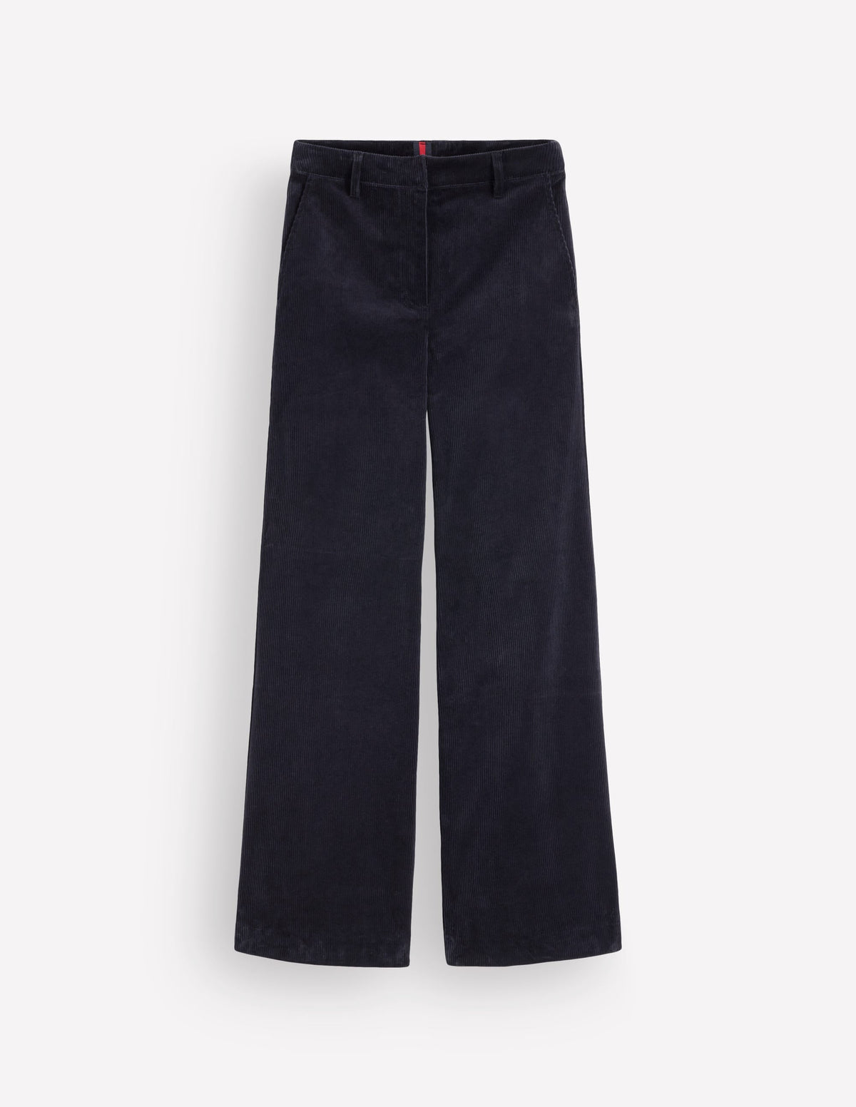 Pantalon en velours côtelé marine