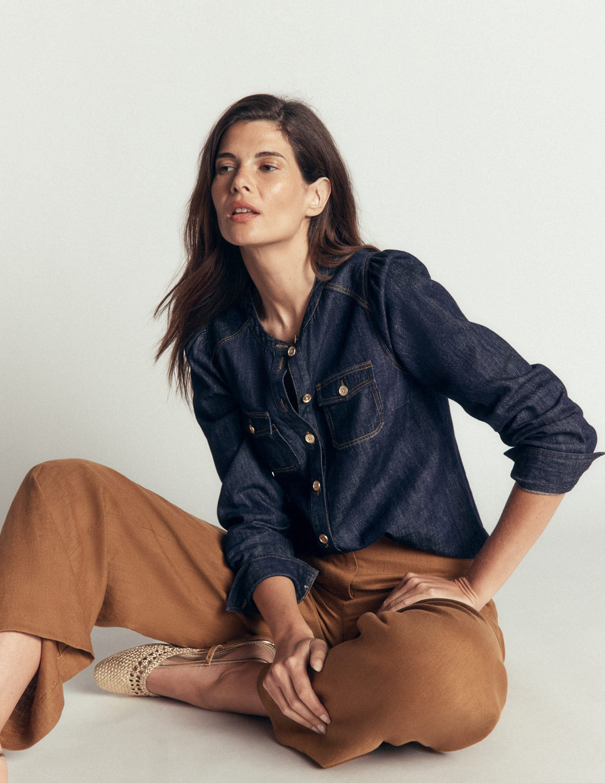 Chemise en jean - Indigo foncé