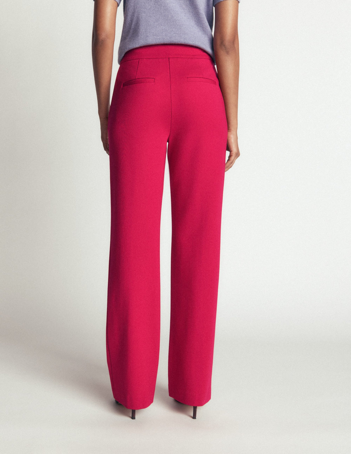 Pantalon droit en ponte-Grenade